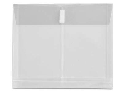 Velcro&reg; Brand Presentation Envelopes - 11 x 9", Clear S-14541C
