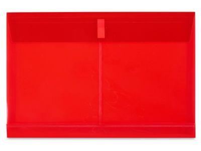 Velcro&reg; Brand Presentation Envelopes - 14 x 9", Red S-14542R