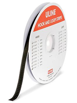 Tape Strips - Hook, Black, 5/8" x 75' S-14551
