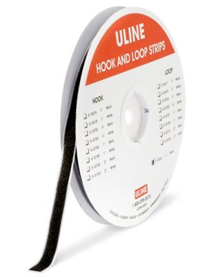 Tape Strips - Loop, Black, 5/8&quot; x 75&#x27;