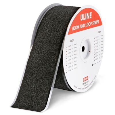 Tape Strips - Loop, Black, 4" x 75' S-14556