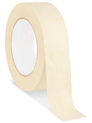 ULINE Industrial Masking Tape - 1/2 x 60 yds, Natural - 12 Rolls - S-315