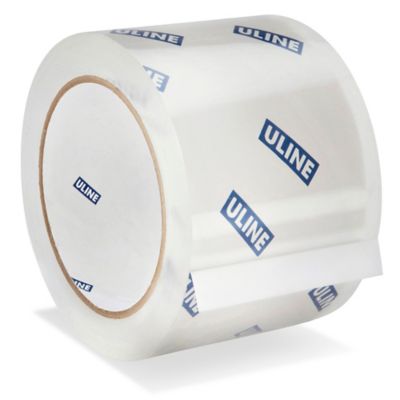 ULINE 2-Inch Tape Combo, Hand-Held Industrial Side Loading Tape Dispenser with 2 x 55yds Packing Tape Roll, H-157 Plus 2 Rolls of Clear S-14564 Tape