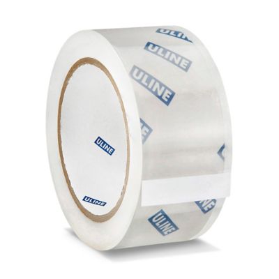 Uline Quiet Tape - 3.1 Mil, 2" x 55 yds, Clear S-14578