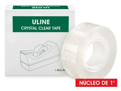 Uline Cinta Adhesiva de Transparencia Cristalina - 3/4" x 36 yardas S-14581