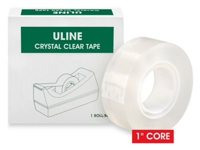 Uline Crystal Clear Tape - 3/4 x 36 yds S-14581 - Uline