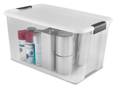 Clear Storage Boxes - 26 x 16 x 14