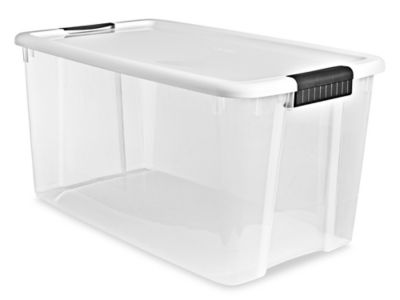 Caja de Almacenaje con Tapa Evolution Transparente 60 x 40 x 31 cm (60 x 40  x 30 cm) 