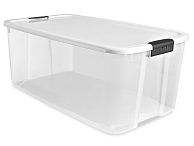 CAJA DE PLÁSTICO 104 L TRANSPARENTE