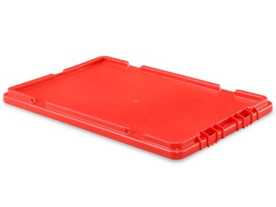 Stack and Nest Container Lid - 16 x 11", Red S-14602L-R