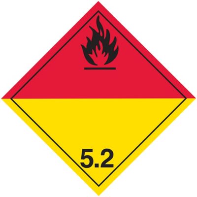  International Placard - Organic Peroxide, Revised