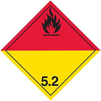 International Placard - Organic Peroxide, Tagboard, Revised S-14659T