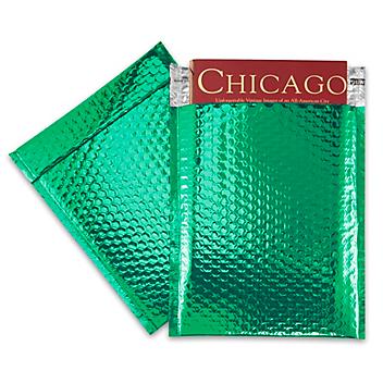 Glamour Bubble Mailers - 9 x 11 1/2", Green S-14660G