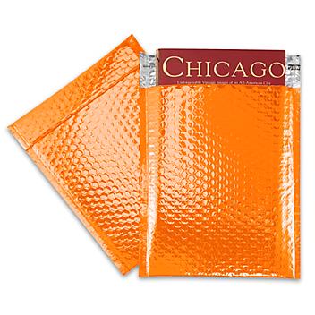 Glamour Bubble Mailers - 9 x 11 1/2", Orange S-14660O