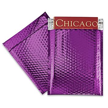Glamour Bubble Mailers - 9 x 11 1/2", Purple S-14660PUR