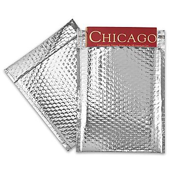 Glamour Bubble Mailers - 9 x 11 1/2", Silver S-14660SIL
