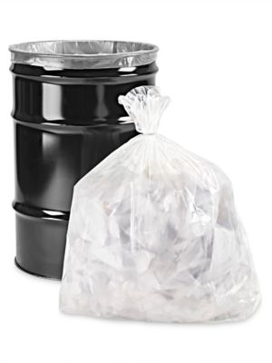 Contractor's Bags - 44-55 Gallon, 6 Mil, Clear S-15584C - Uline