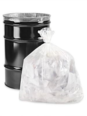 Contractor's Bags - 30 Gallon, 3 Mil, Clear S-14698C - Uline