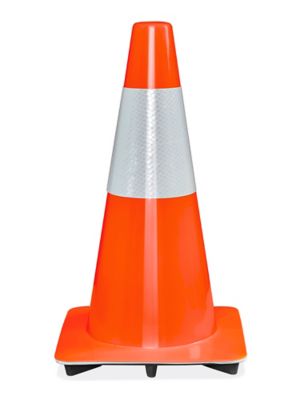  Reflective Traffic Cones - 18"