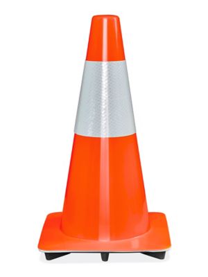 Reflective Traffic Cones - 18", Orange S-14709O