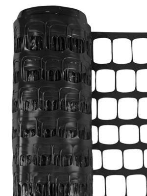 Safety Fence - Standard, 4 x 100', Black S-14713BL