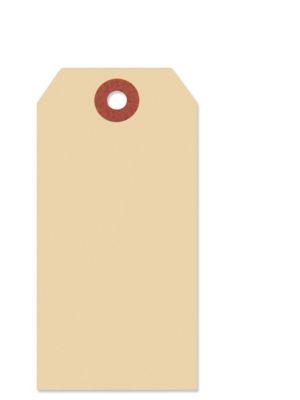  Manila Shipping Tags - #4, 4 1/4 x 2 1/8"