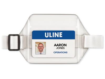 Name Badge Holders - 3 x 2", Horizontal, Armband S-14781