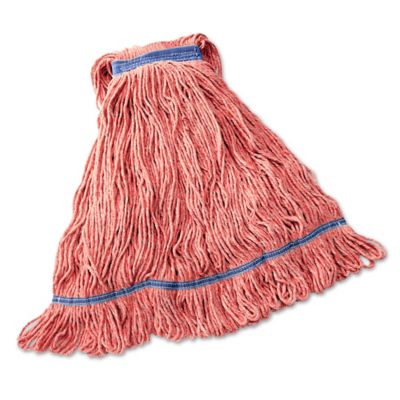 Heavy Duty Wet Mop Head - 32 oz, Red S-14793R - Uline