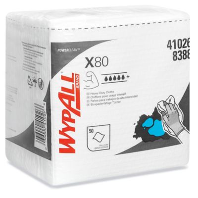 Chiffons WypAll® X80 8279 - 1 boîte distributrice BRAG™ de 160