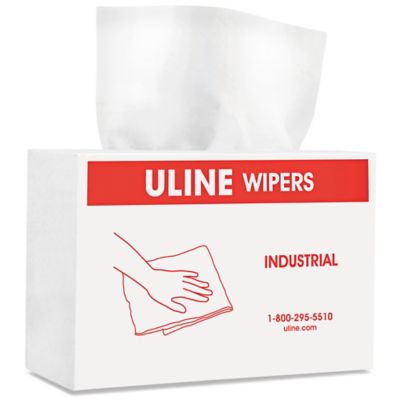 Uline Industrial Wipers - Dispenser Box S-14819