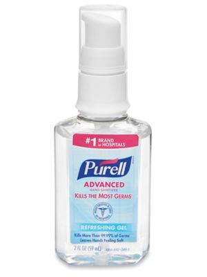 Purell gel desinfectante para manos con aroma océano, botella de 2 oz  (paquete de 12)., paquete de de 4, 4