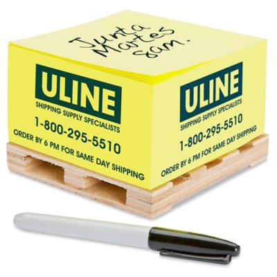 Uline Notas Adhesivas en Tarima - Amarillo S-14864