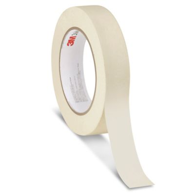 Highland 2600 Masking Tape, 1 Inch x 60 Yards, 3 Inch Core, Pack of 9 