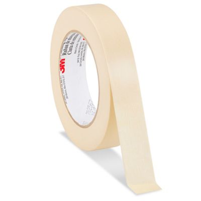 1InTheOffice Masking Tape 1 inch Wide, General Purpose Masking Tape 1 Inch  by 60.1-Yards, 3 Core, “6 Pack”