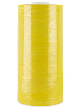 Uline Machine Length Wrap - Cast, 80 gauge, 20" x 6,000', Yellow S-14928