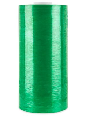 Uline Machine Length Stretch Film - Cast, 80 gauge, 20" x 6,000', Green S-14929