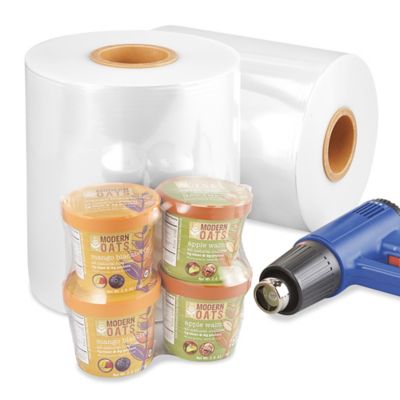 Uline Deluxe Polyolefin Shrink Film Roll - 60 gauge, 10" x 4,375' S-14977