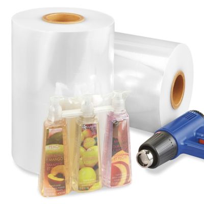 Uline Deluxe Polyolefin Shrink Film Roll - 60 gauge, 12" x 4,375' S-14978