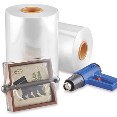 Uline Deluxe Polyolefin Shrink Film Roll - 60 gauge, 14" x 4,375' S-14979