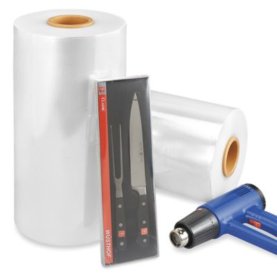 Uline Deluxe Polyolefin Shrink Film Roll - 60 gauge, 18" x 4,375' S-14981