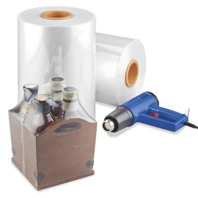 Uline Deluxe Polyolefin Shrink Film Roll - 75 gauge, 14" x 3,500' S-14985