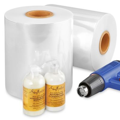 Uline Economy Polyolefin Shrink Film Roll - 60 gauge, 10" x 4,375' S-14989