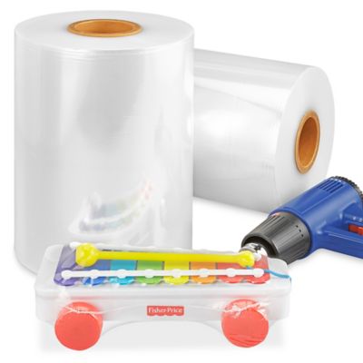Uline Economy Polyolefin Shrink Film Roll - 60 gauge, 12" x 4,375' S-14990