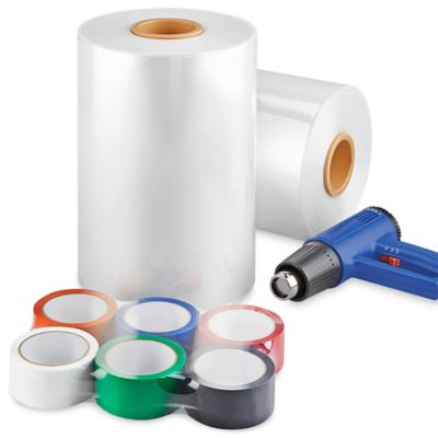 Uline Economy Polyolefin Shrink Film Roll - 60 gauge, 14" x 4,375' S-14991