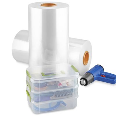 Uline Economy Polyolefin Shrink Film Roll - 60 gauge, 20" x 4,375' S-14994