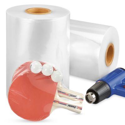 Shrink Wrap - Economy Polyolefin Shrink Film Roll - 75 Gauge, 16 x 3,500' , Clear - ULINE - S-14998