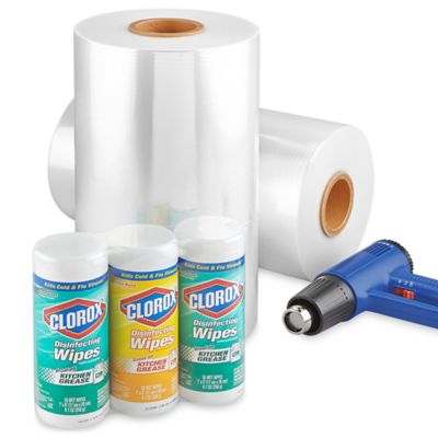 Shrink Wrap - Economy Polyolefin Shrink Film Roll - 75 Gauge, 16 x 3,500' , Clear - ULINE - S-14998