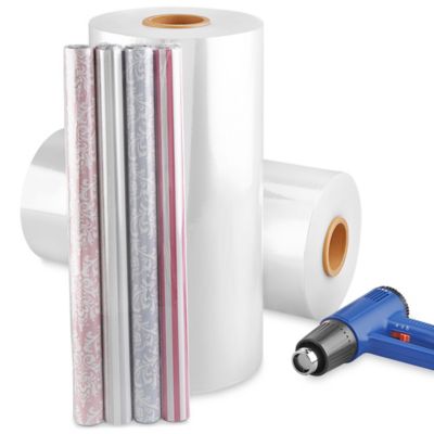Uline Economy Polyolefin Shrink Film Roll - 75 gauge, 20" x 3,500' S-15000