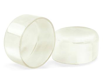 Clear Tube End Caps - 2", Clear S-15013