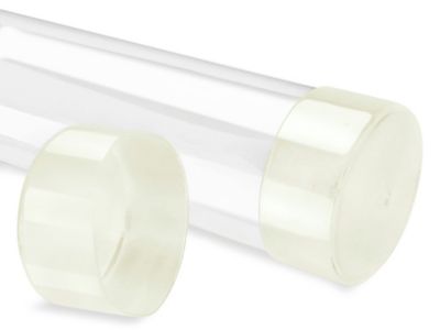 clear plastic tubes with caps